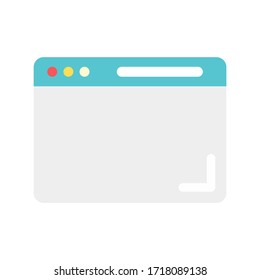 Illustration vector graphic of browser icon