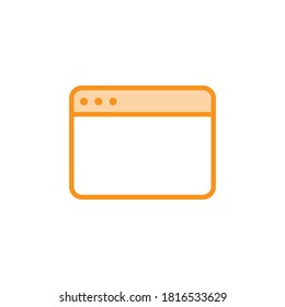 Illustration Vector graphic of browser icon. Fit for internet, app, software, application etc.