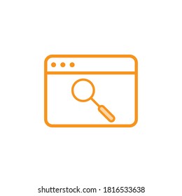 Illustration Vector graphic of browser icon. Fit for internet, app, software, application etc.