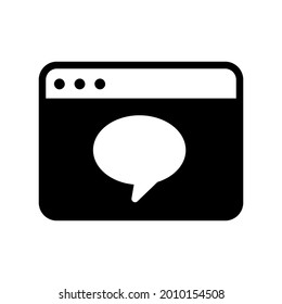 Illustration Vector Graphic of Browser icon