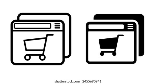 Illustration Vector Graphic of Browser icon