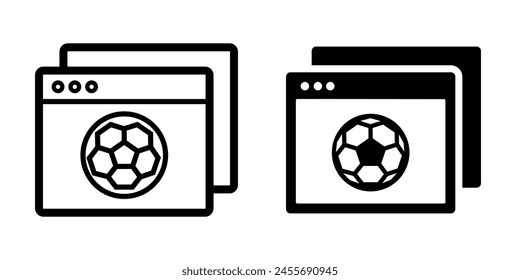 Vector de ilustración Icono de Navegador