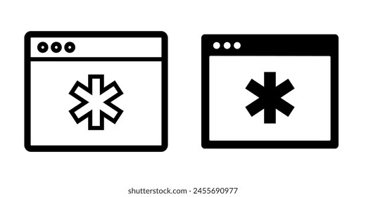 Illustration Vector Graphic of Browser icon