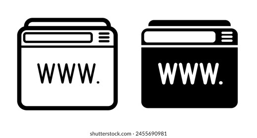 Illustration Vector Graphic of Browser icon