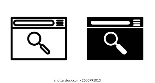 Illustration Vector graphic of browser icon. Fit for internet, app, software, application etc.
