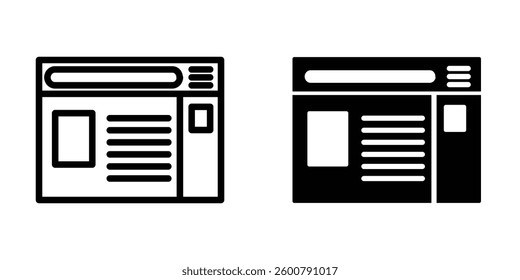 Illustration Vector graphic of browser icon. Fit for internet, app, software, application etc.