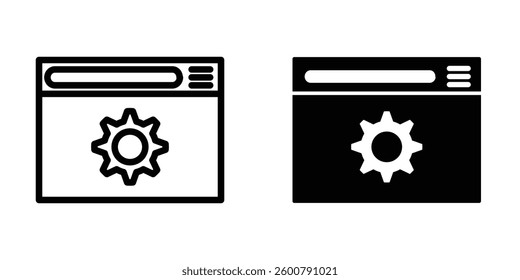 Illustration Vector graphic of browser icon. Fit for internet, app, software, application etc.