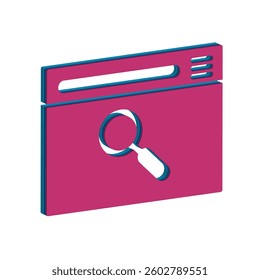 Illustration Vector graphic of browser icon. Fit for internet, app, software, application etc.
