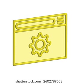 Illustration Vector graphic of browser icon. Fit for internet, app, software, application etc.