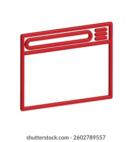 Illustration Vector graphic of browser icon. Fit for internet, app, software, application etc.