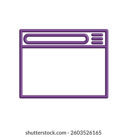 Illustration Vector graphic of browser icon. Fit for internet, app, software, application etc.