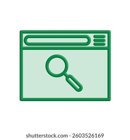 Illustration Vector graphic of browser icon. Fit for internet, app, software, application etc.