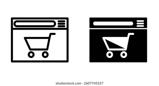 Illustration Vector graphic of browser icon. Fit for internet, app, software, application etc.