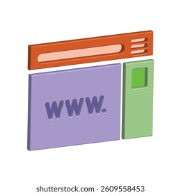 Illustration Vector graphic of browser icon. Fit for internet, app, software, application etc.