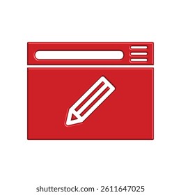 Illustration Vector graphic of browser icon. Fit for internet, app, software, application etc.