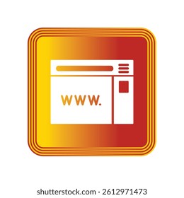 Illustration Vector graphic of browser icon. Fit for internet, app, software, application etc.