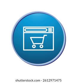 Illustration Vector graphic of browser icon. Fit for internet, app, software, application etc.