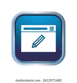 Illustration Vector graphic of browser icon. Fit for internet, app, software, application etc.