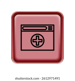 Illustration Vector graphic of browser icon. Fit for internet, app, software, application etc.
