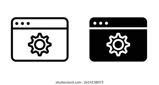 Illustration Vector graphic of browser icon. Fit for internet, app, software, application etc.