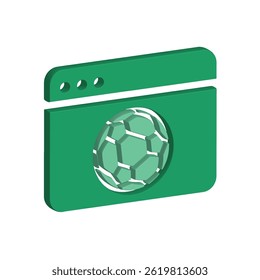 Gráfico Vetor de Ilustração do ícone do navegador. Apto para internet, app, software, aplicativo etc.
