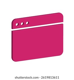 Gráfico Vetor de Ilustração do ícone do navegador. Apto para internet, app, software, aplicativo etc.