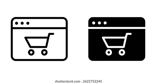 Illustration Vector graphic of browser icon. Fit for internet, app, software, application etc.