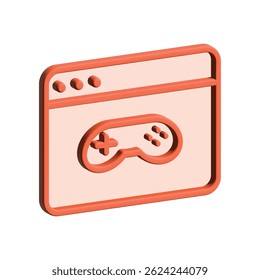 Gráfico Vetor de Ilustração do ícone do navegador. Apto para internet, app, software, aplicativo etc.