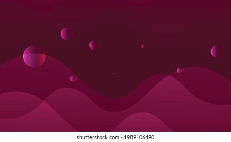 Illustration vector graphic of bubble abstract purple background.