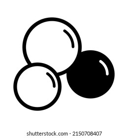 Illustration Vector graphic of Bubble icon template