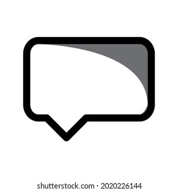 Illustration Vector Graphic of Bubble Speech icon