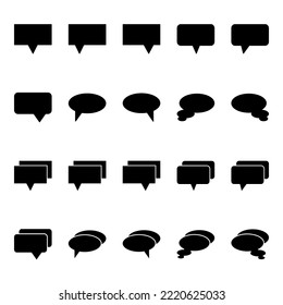 Gráfico vectorial de ilustración del discurso de burbuja
