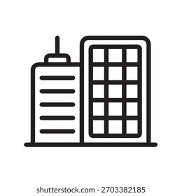 Ilustración Vector gráfico de Building Icon