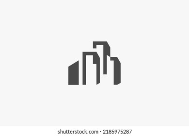 Ilustración vectorial gráfica de la construcción y la cabeza de león. Bueno para el logotipo
