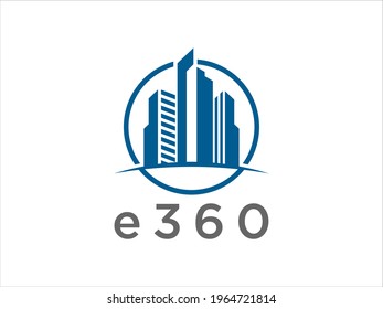 Vektorgrafik des Gebäudes. perfekt für die Logos für die Bauwirtschaft, Architekten, Immobilien etc.