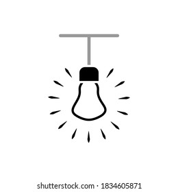Illustration Vector graphic of bulb icon
