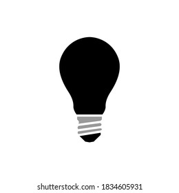 Ilustración Gráfica vectorial del icono de la bombilla