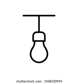Illustration Vektorgrafik des Glühbirnensymbols