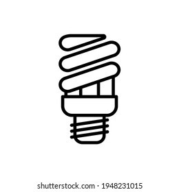 Ilustración Gráfica vectorial del icono de la bombilla