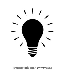 Illustration Vector graphic of bulb icon