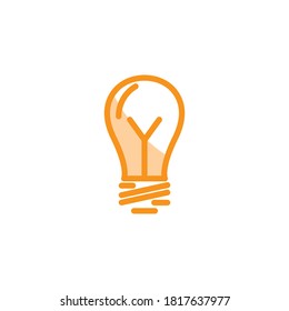 Illustration Vector graphic of bulb lamp icon. Fit for inspiration, think, idea, creative, technology, innovation, light bulb etc.