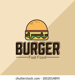 Illustration Vector Graphic Burger Logo Suitable Stock Vector (Royalty ...