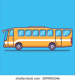 Illustration vector graphic of bus transportations