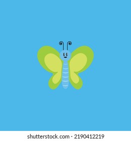illustration vector graphic of butterfly full colorfull.