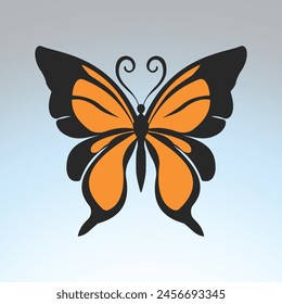 Illustration vector graphic of Butterfly logo