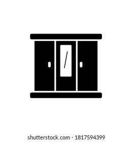 Illustration Vector graphic of cabinet icon