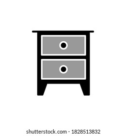 Illustration Vector graphic of cabinet icon