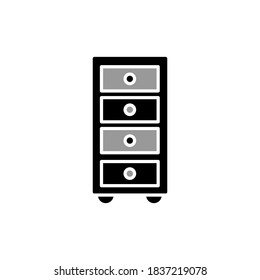 Illustration Vector graphic of cabinet icon