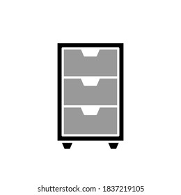 Illustration Vector graphic of cabinet icon