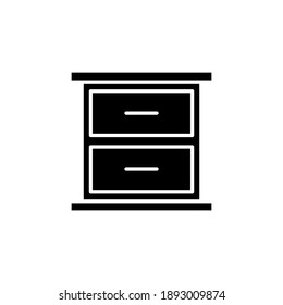Illustration Vector graphic of  cabinet icon